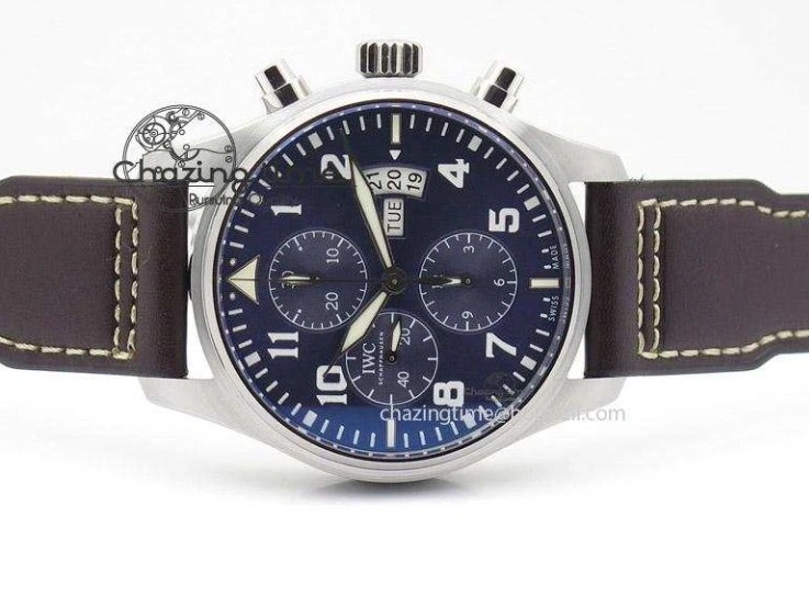 MIROTIME 0508 Pilot Chrono 377706 “Le Petit Prince” V6F Best Edition Blue Dial on Brown Leather Strap A Colorful 7387